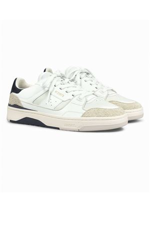 Sneakers Clay in pelle bianca e blu AXEL ARIGATO | F2733002OFFWHITEDKBLUE